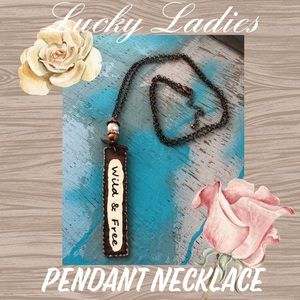 🌼 Bronze Wild & Free Necklace Western Jewelry